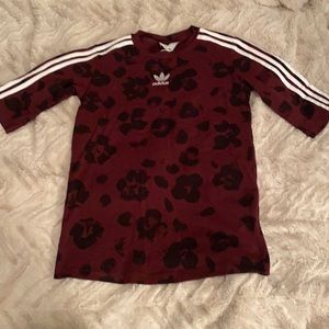 Adidas 3 quarter sleeve shirt